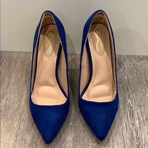 LolaShoetique Blue Suede Size 7